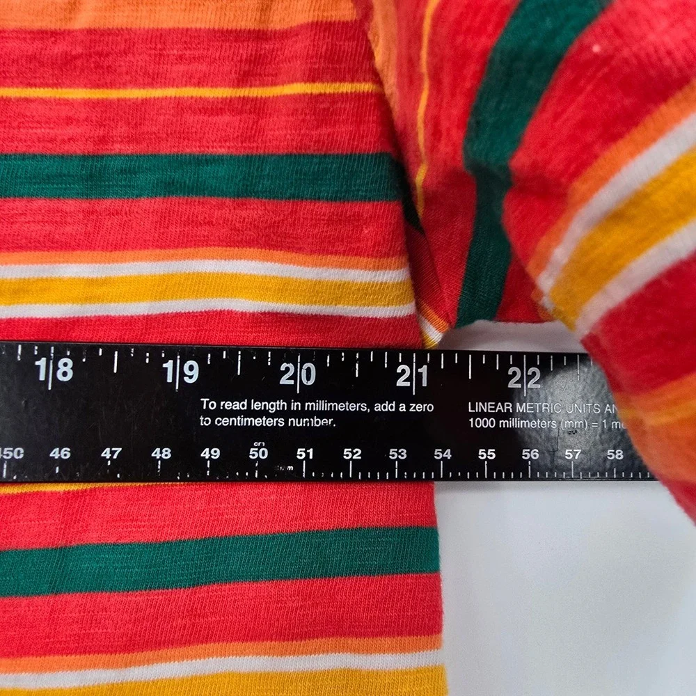 Guess Vibras J Balvin Striped Tee Retro 80s 90s Multicolor T-Shirt‎ Men's Size M - Picture 8 of 9